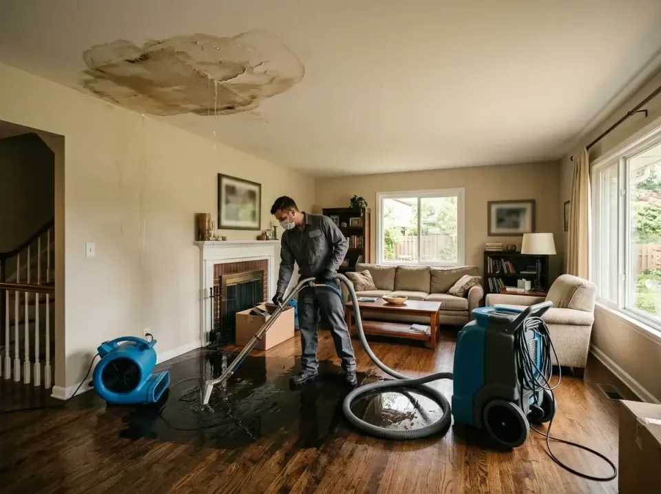 attic-pipe-burst-ceiling-drip-008 — frequently asked questions, Water Damage Restoration & Carpet Care in White Settlement,…